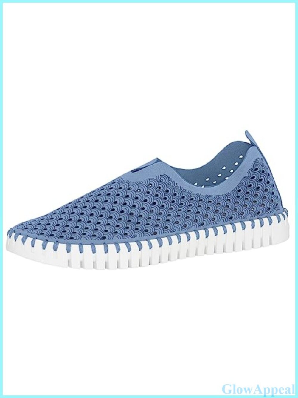 Tulip Flat Slip-On Low-Top Casual Shoe Breathable Lightweight Travel